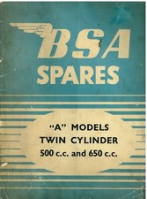 BSA Motorcycle Motorbike "A"