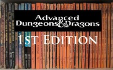 Dungeons and Dragons. First Edition AD&D. RPG Multi-Listing.