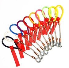 1x Motorsport Heavy Duty Wire Tow Eye Strap Loop - Race Rally MSA Approved