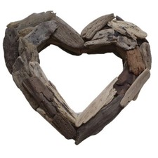 Handmade Driftwood Heart Shape