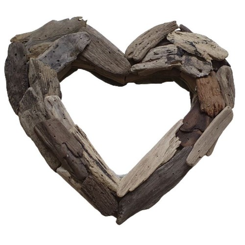 Handmade driftwood heart - driftwood, shape
