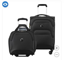 Delsey Paris Storm Plus 2-Piece Under Seater & Carry-On Luggage.