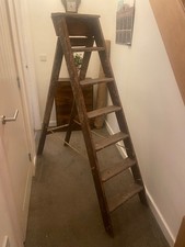 Wooden step ladder 2m (when