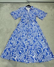Zara Cotton Linen Blue Paisley