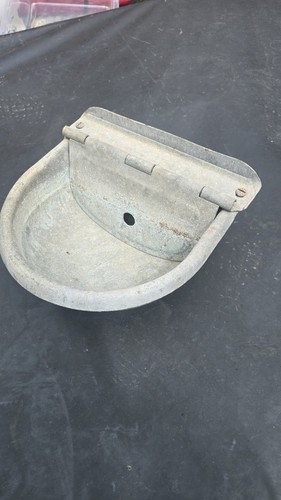 Vintage galvanised small water - galvanised,