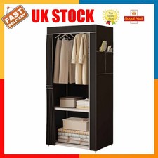 Large Fabric Canvas Wardrobe