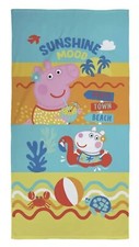Peppa Pig Towel Beach Bath Pool 100% Cotton Soft Ocean Children's 70cm x 140cm