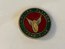 Vintage Cwmbran Paragon Road Club Bikers Club Enamel Pin Badge