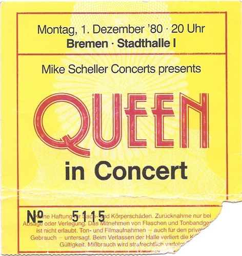 Queen concert 1980 bremen - queen,