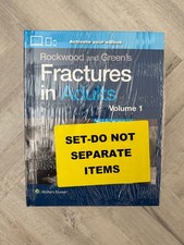 Rockwood and Green's Fractures in Adults - 10th Edition + eBook Sealed