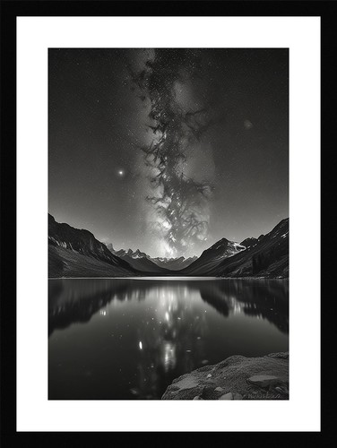 Serene milky way framed - serene,