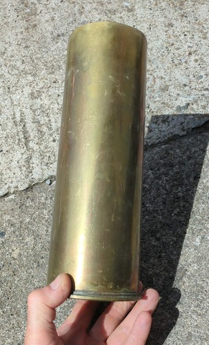 Ww1 1916 brass shell case - shell, 18