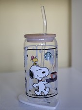 Glass tumbler with bamboo lid - glass,