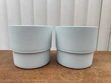 Nypon IKEA pale blue plant pots diameter 13.5cm x 2