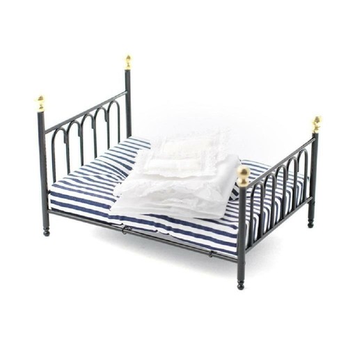 Dolls house black cast iron - house,