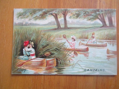 Canoeing vintage ellam - vintage,