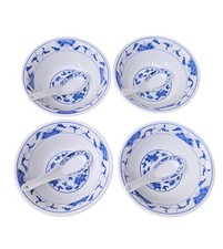 4 Vtg Tatung in Glaze Taiwan