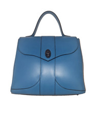 Beautiful Italian Genuine Leather Handbag  - blue