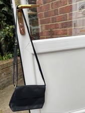 Jobis Navy leather cross over body bag New 