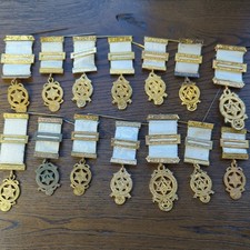 Lot of 14 Masonic Medals -