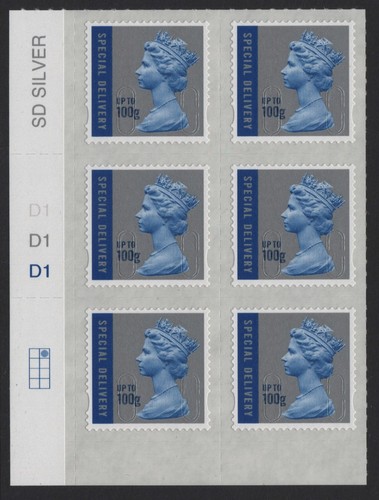 Security machin stamps - gb,