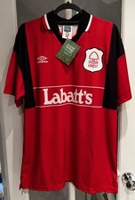 Nottingham Forest 1994-96 Home Shirt - Large - Retro Score Draw - 3 Pearce BNWT
