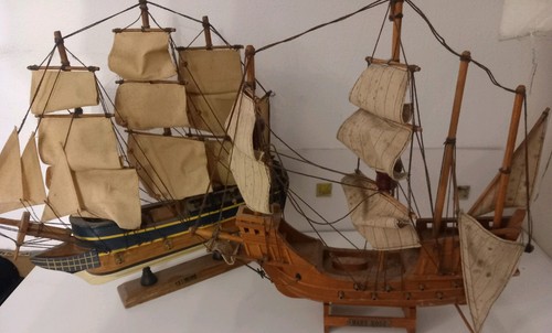 Vintage hms endeavour wooden - endeavour,