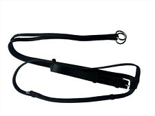 Turners Quality Equestrian Black Leather Running Martingale Pony Cob Full