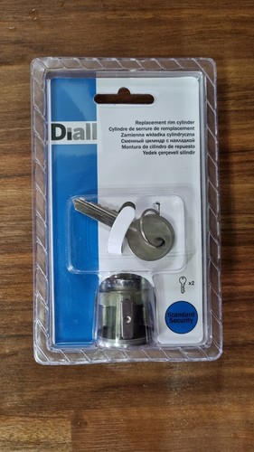 Diall chrome rim - chrome, lock