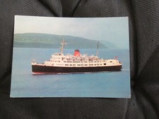 SS BEN-MY-CHREE   I.O.M POSTCARD         number 6