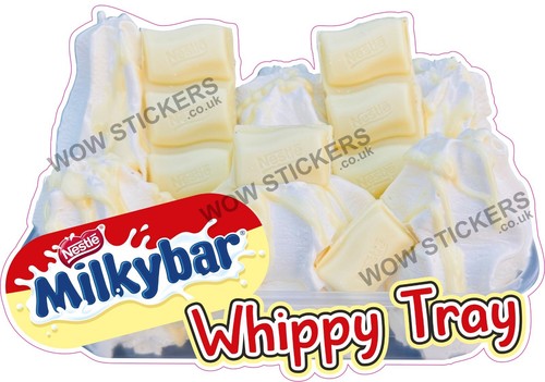 Ice cream van sticker milky - van,