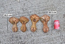 4x old vintage cast iron bath