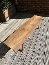 Solid Elm Waney Edge Bench Super Rare ? Natural 1900c From French Chateau ✨??