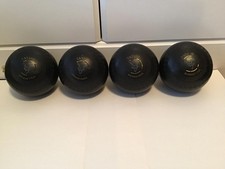 Thomas Taylor International Lawn Bowls SIZE 4,  Set of FOUR, circa 2004, Used 
