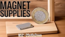 Strong Magnets 20x10x2 mm N52