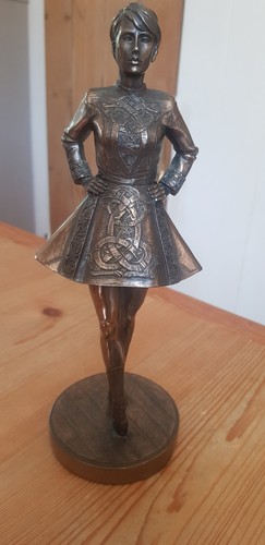 Irish dancer bronze figurine - irish,