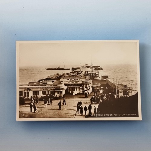 Clacton sea essex - on, postcard