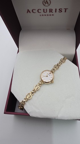 Accurist 9ct gold lady - accurist,