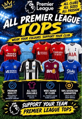 Premier league football tops - premier,