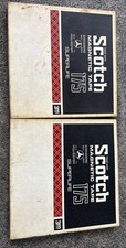 Scotch Reel To Reel Recording Tape X 2 (read Description)