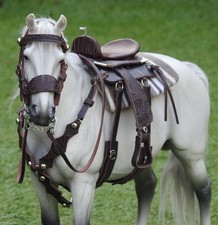 Scale brown leather - brown,