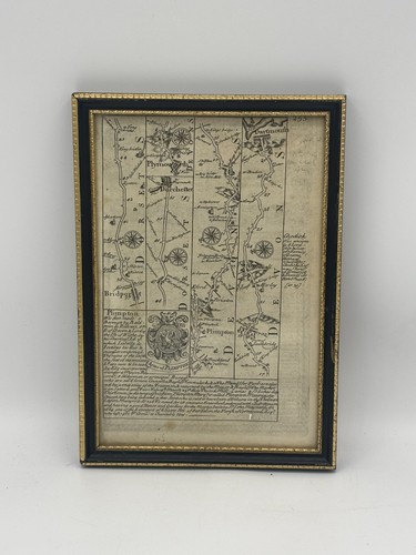 1720 owen bowen framed map - owen,