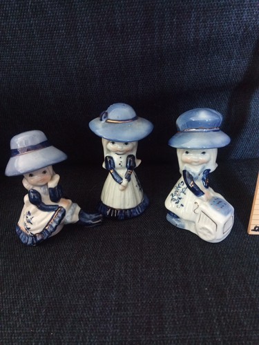 Vintage porcelain blue and - porcelain,