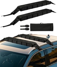 Soft Roof Rack Pads 33in 176LBS Load Capacity Luggage Kayak CHECK DESC