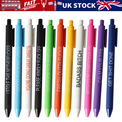 Funny pens swear - word, set