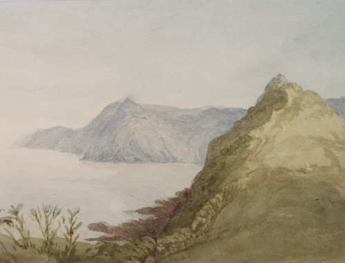 Original watercolour coastal - watercolour,, 'coastal