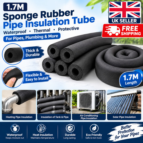 Sponge rubber pipe - sponge,