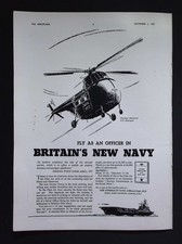 Original 1957 Advert Westland