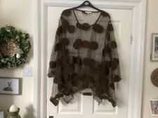 Stunning Neslay Crochet Holey Spot Top & Pockets Size 2 16/18/20/22 GC