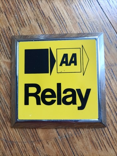 Vintage relay car badge - relay,